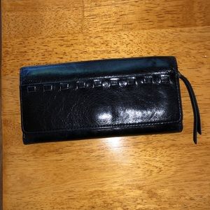 HOBO Black Leather Wallet clutch style